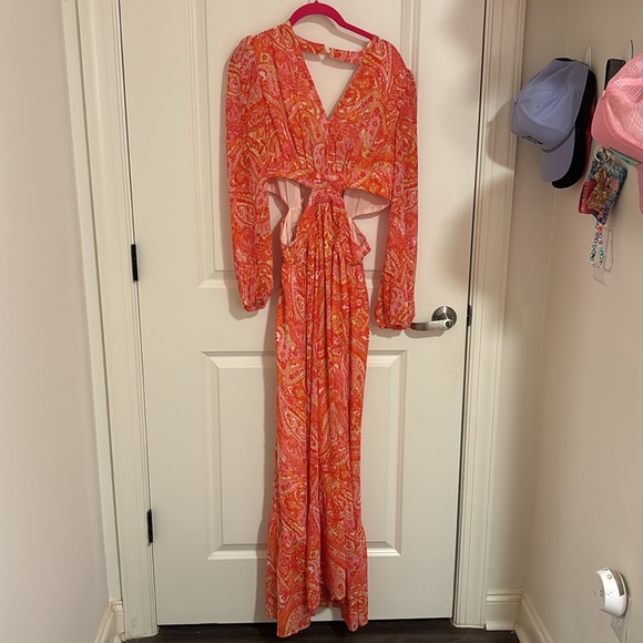 NWT Fate Elisa Cut-Out Maxi Dress - Picture 3 of 5
